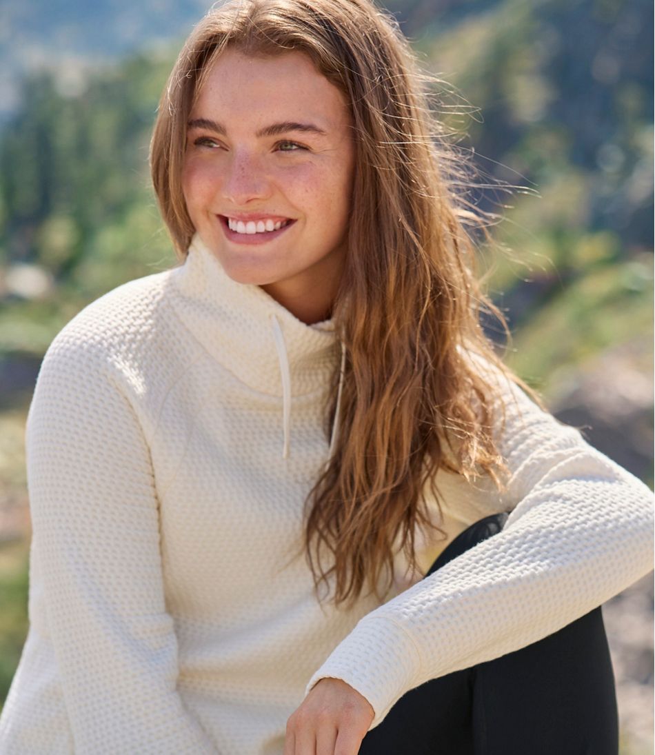 L.L.Bean | Women's Ridgeknit Crossneck Pullover