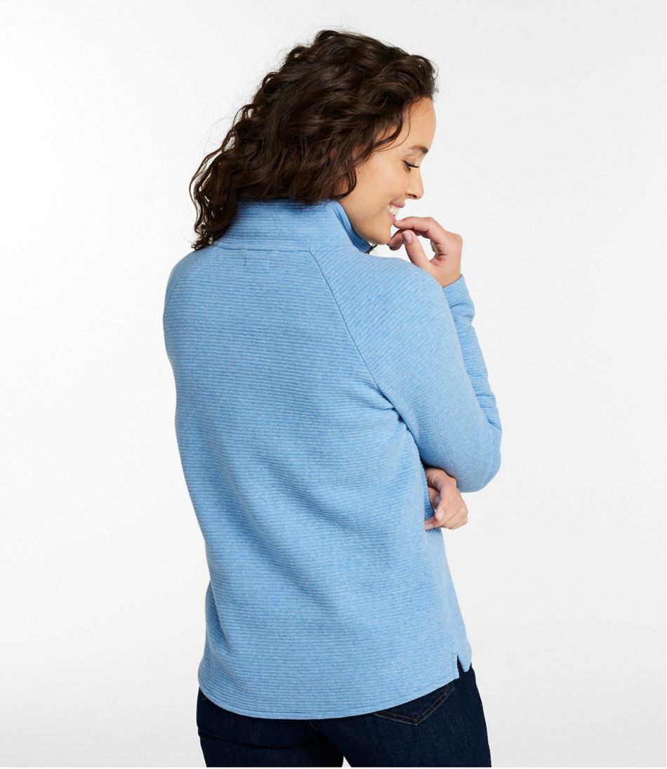 L.L.Bean | Women's Lakewashed Double-Knit Quarter-Snap