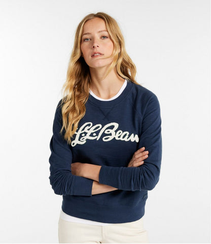 L.L.Bean | Women's Peaks Island Crewneck, Logo