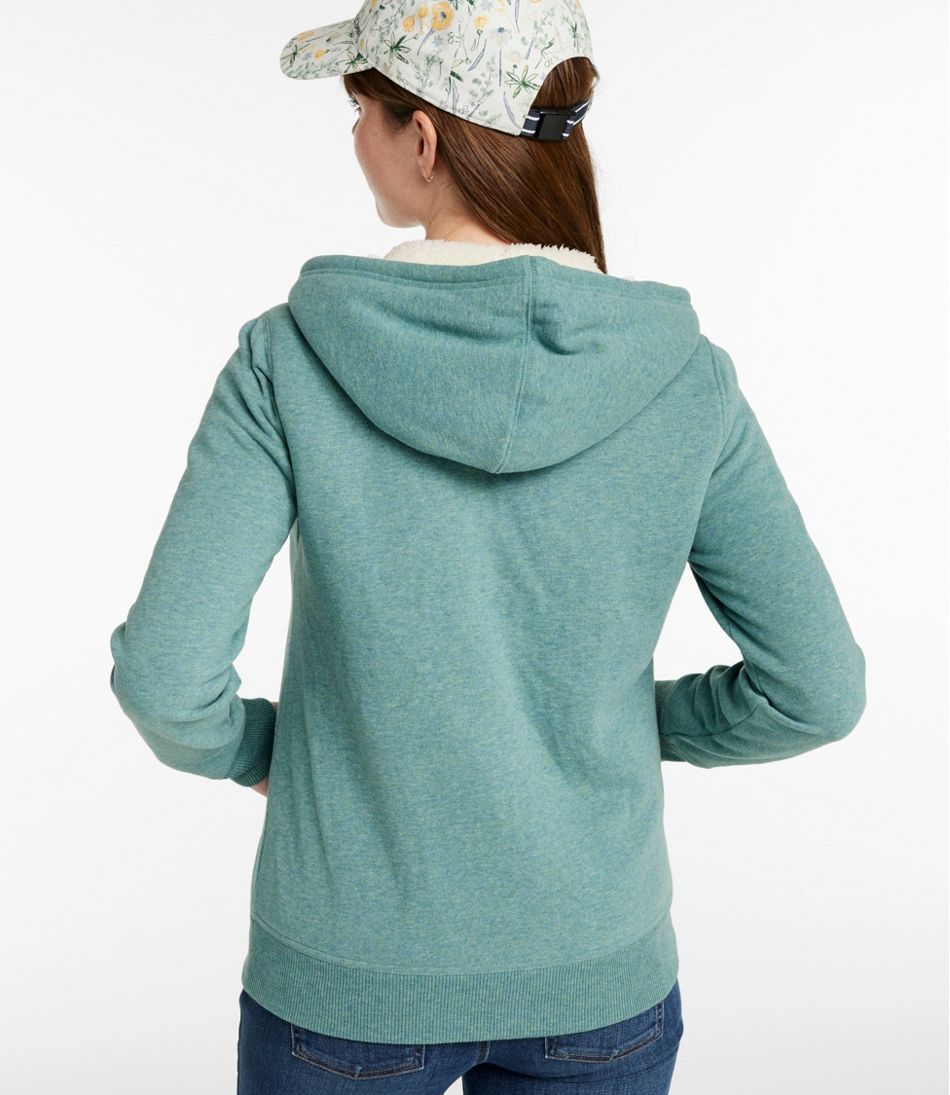 L.L.Bean | Women's L.L.Bean 1912 Sweatshirt, Sherpa-Lined Hoodie