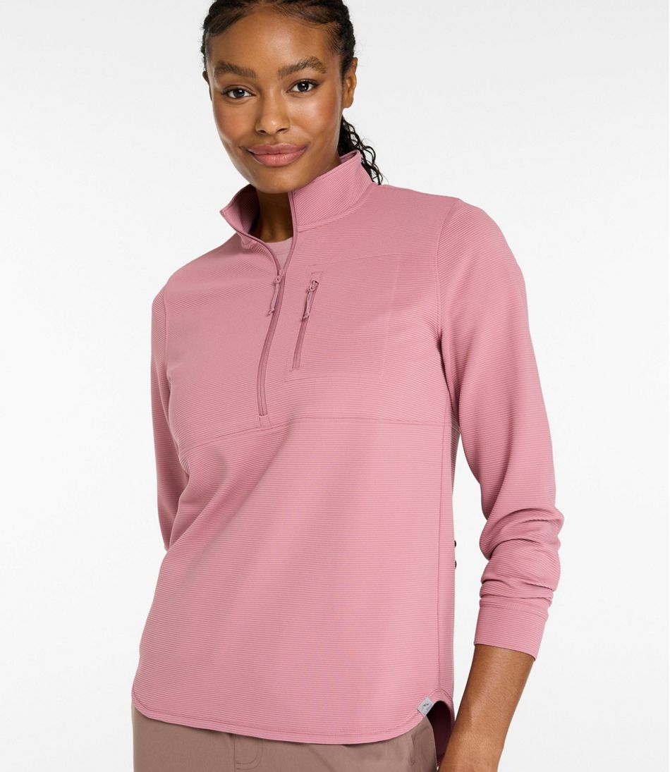 L.L.Bean | Women's VentureStretch Ottoman 1/4 Zip Pullover