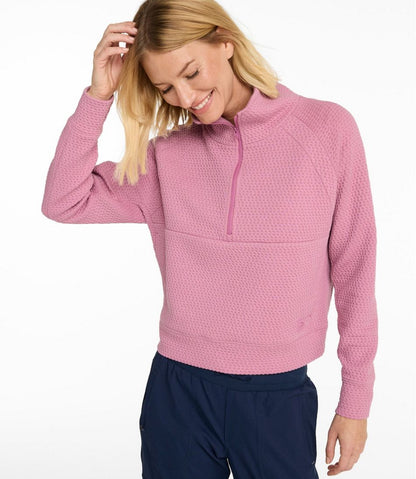 L.L.Bean | Women's Ridgeknit Half-Zip Pullover, Oversized