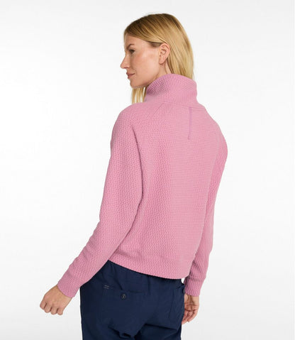 L.L.Bean | Women's Ridgeknit Half-Zip Pullover, Oversized