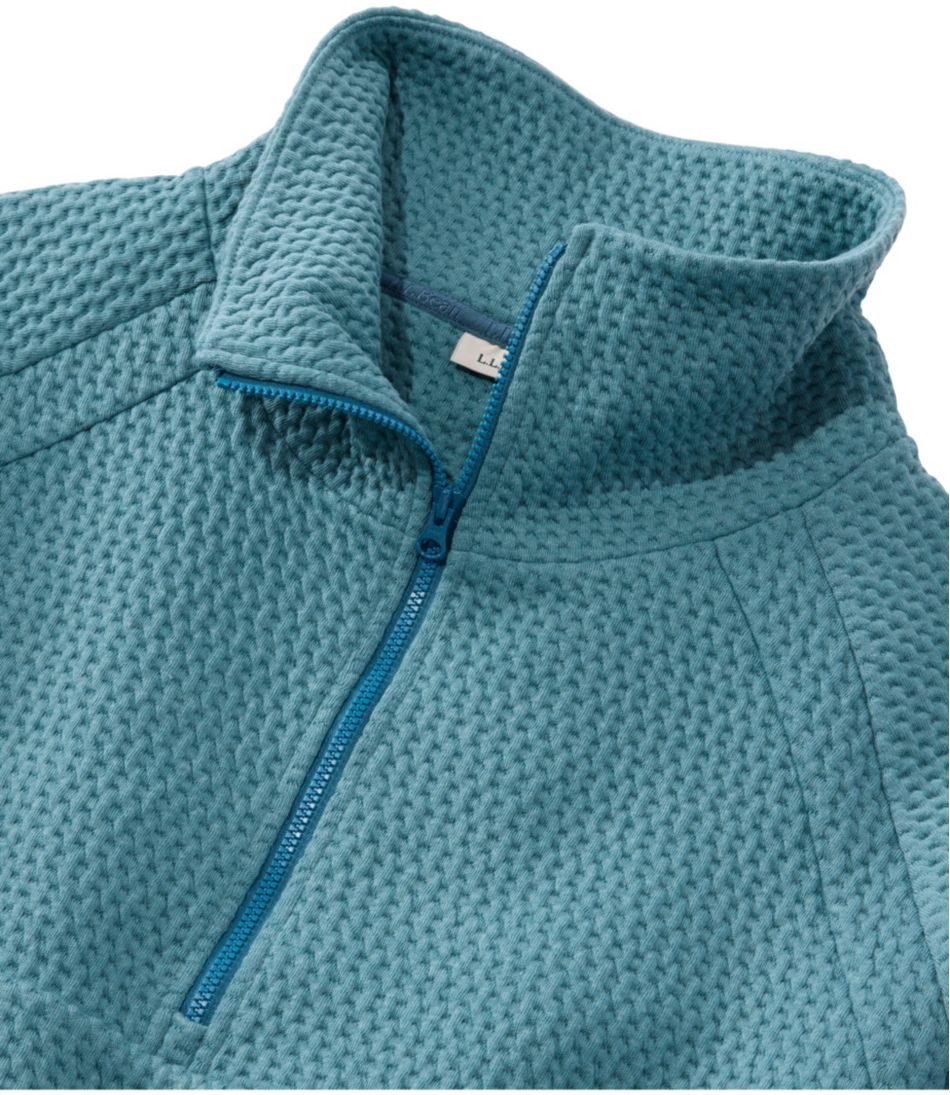 L.L.Bean | Women's Ridgeknit Half-Zip Pullover, Oversized