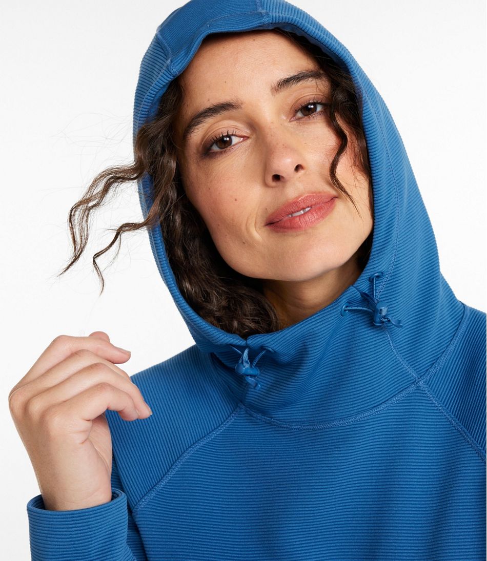 L.L.Bean | Women's VentureStretch Ottoman-Rib Hoodie
