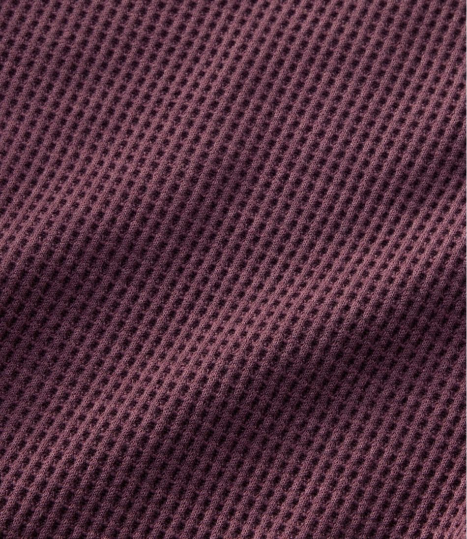 L.L.Bean | Women's Birchwood Brushed Waffle Top, V-Neck