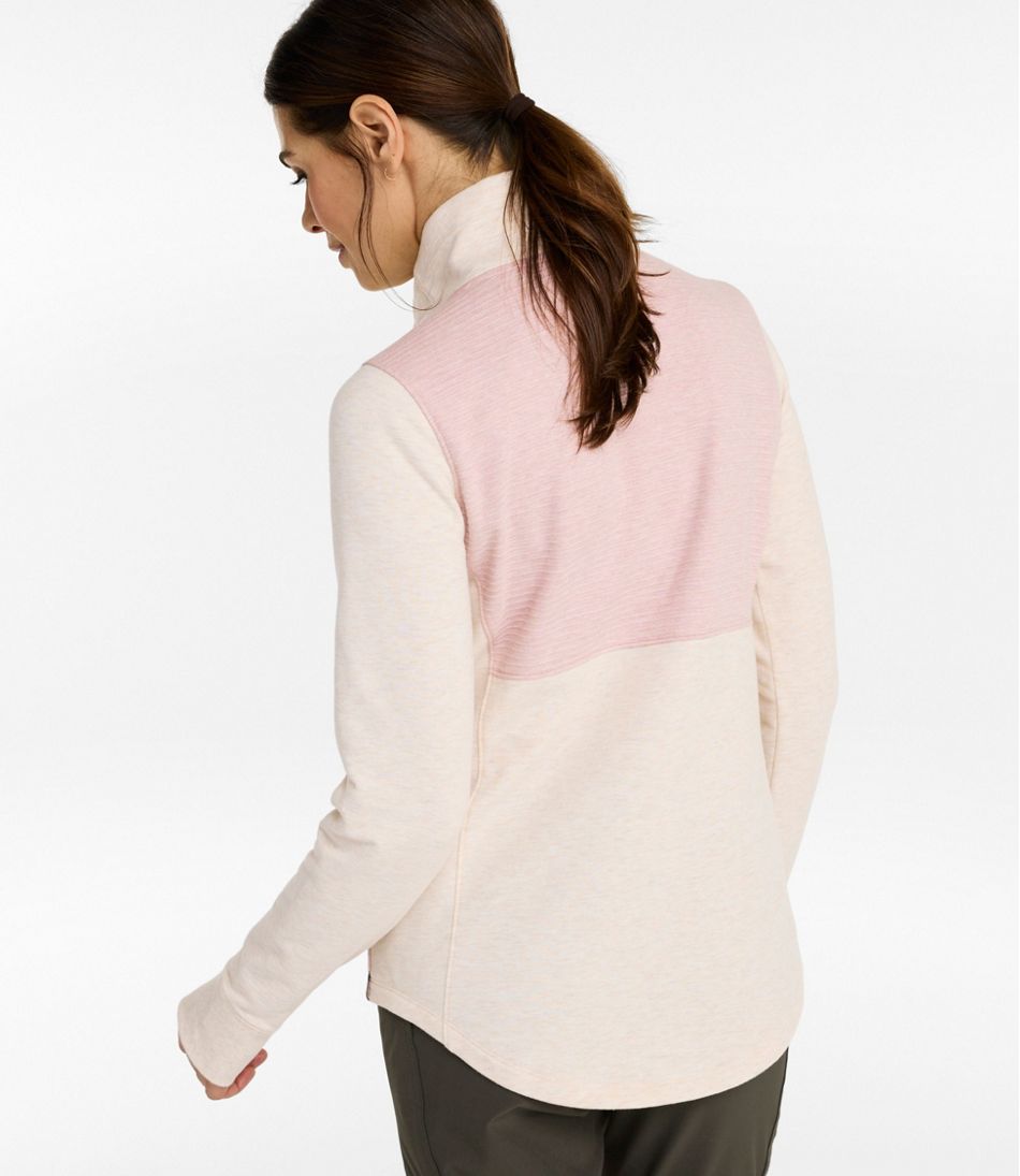 L.L.Bean | Women's Bean's Cozy Mixed Knits Pullover, Colorblock