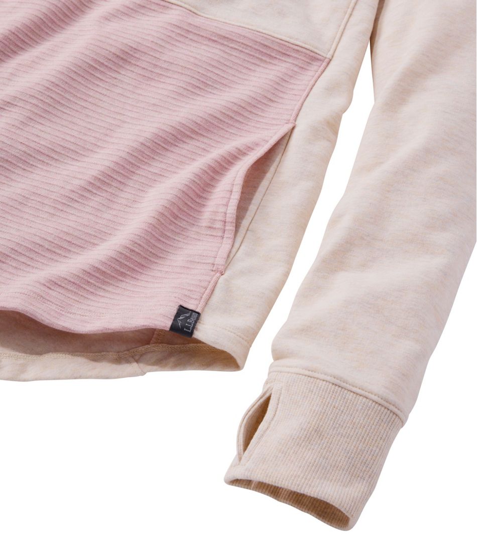 L.L.Bean | Women's Bean's Cozy Mixed Knits Pullover, Colorblock