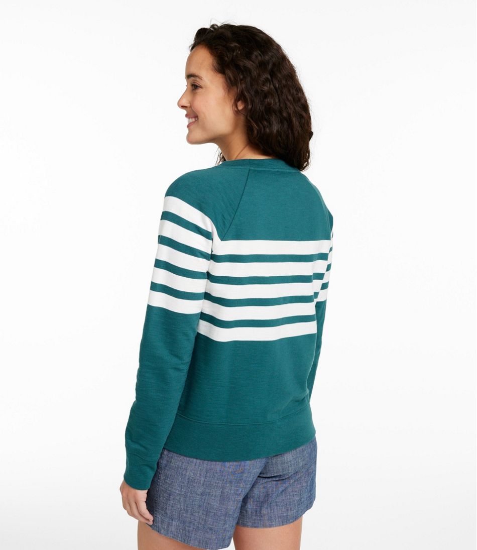 L.L.Bean | Women's Peaks Island Crewneck, Stripe