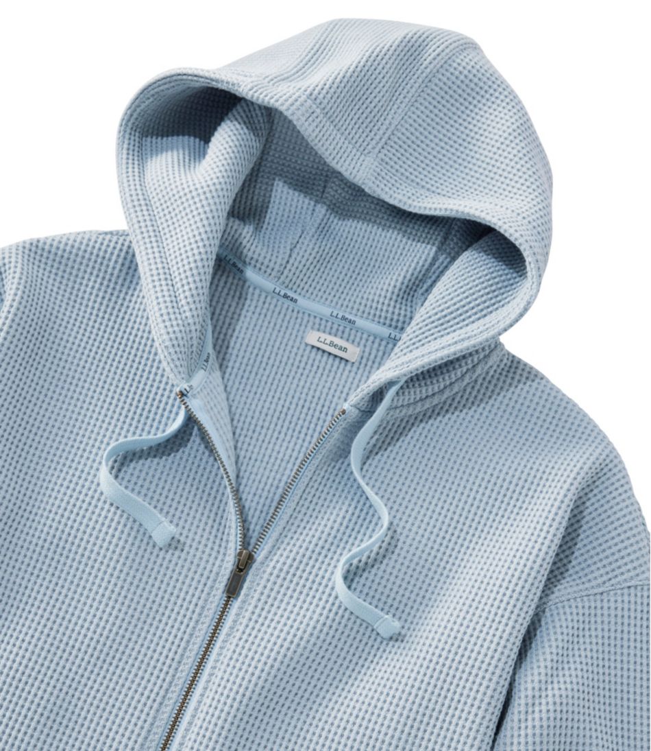 L.L.Bean | Women's Birchwood Brushed Waffle Full-Zip Hoodie