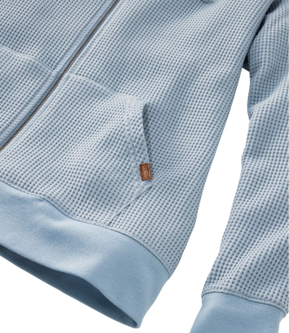 L.L.Bean | Women's Birchwood Brushed Waffle Full-Zip Hoodie