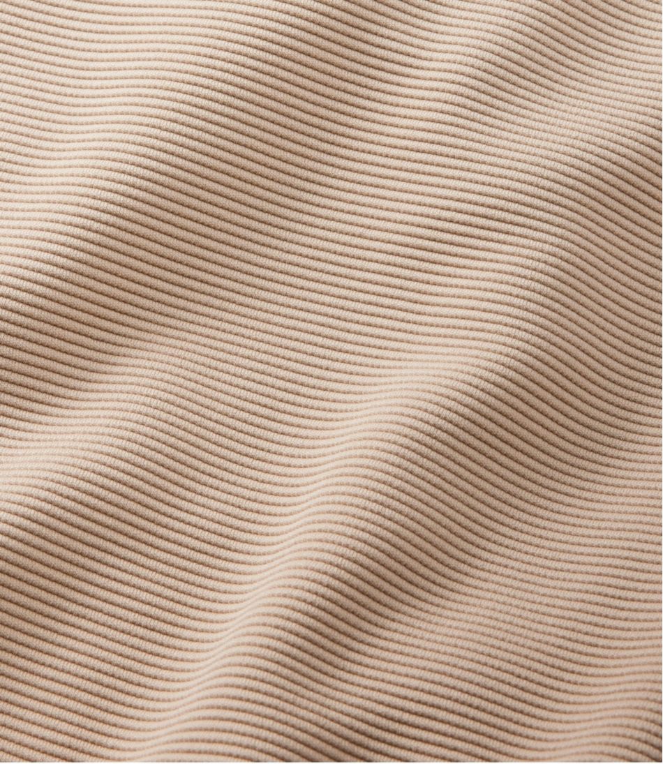 L.L.Bean | Women's VentureStretch Ottoman-Rib Pullover, Cropped