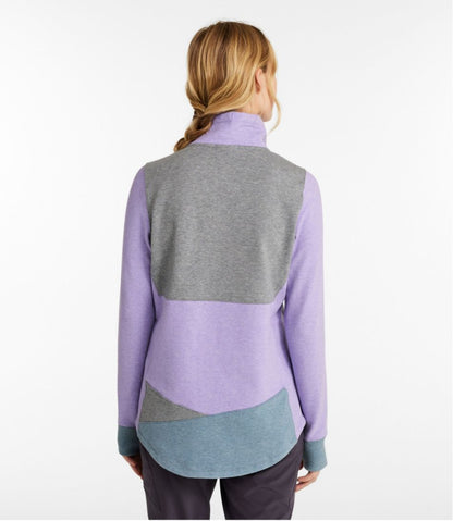 L.L.Bean | Women's L.L.Bean Cozy Mixed-Knit Pullover, Colorblock