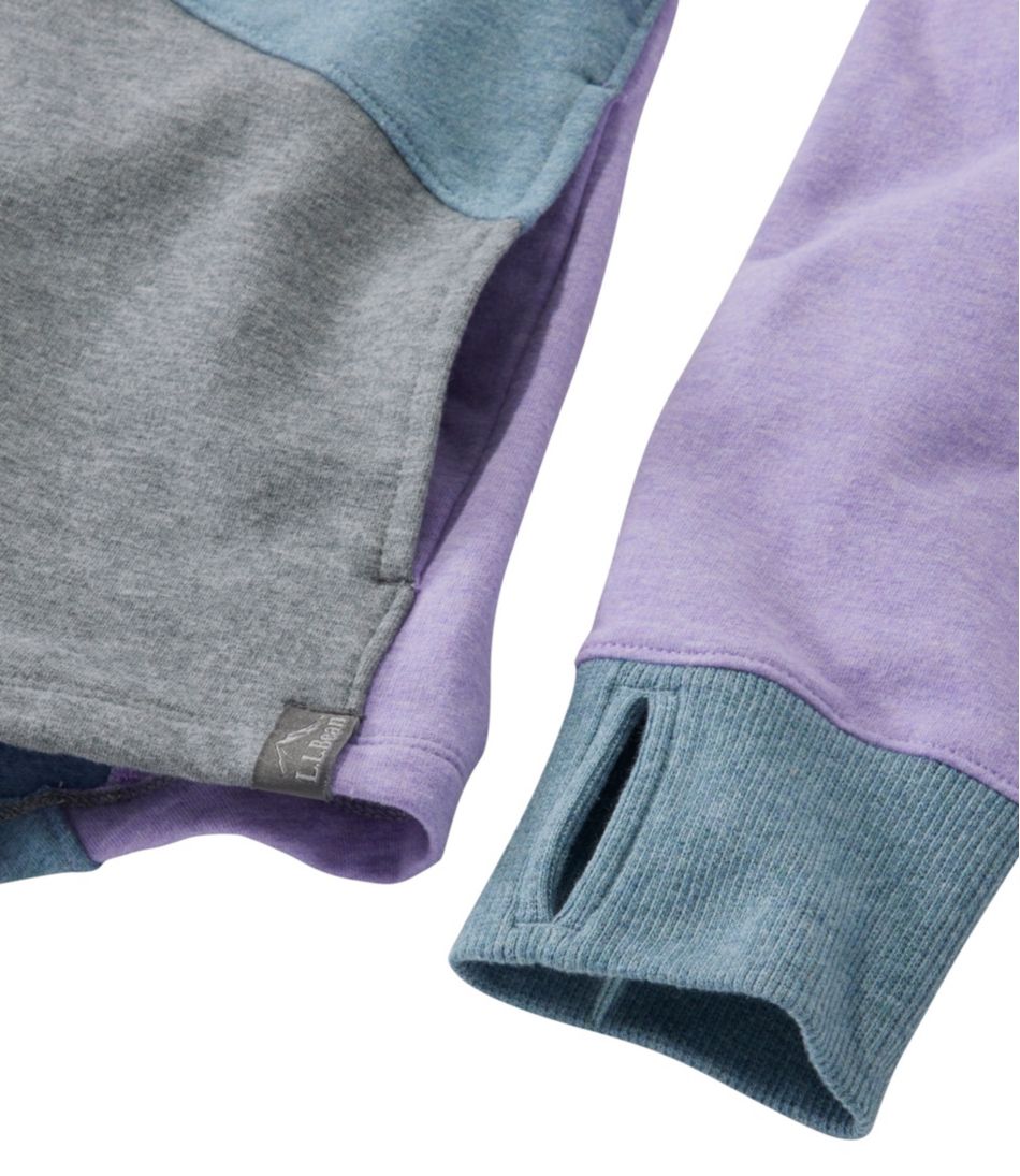 L.L.Bean | Women's L.L.Bean Cozy Mixed-Knit Pullover, Colorblock