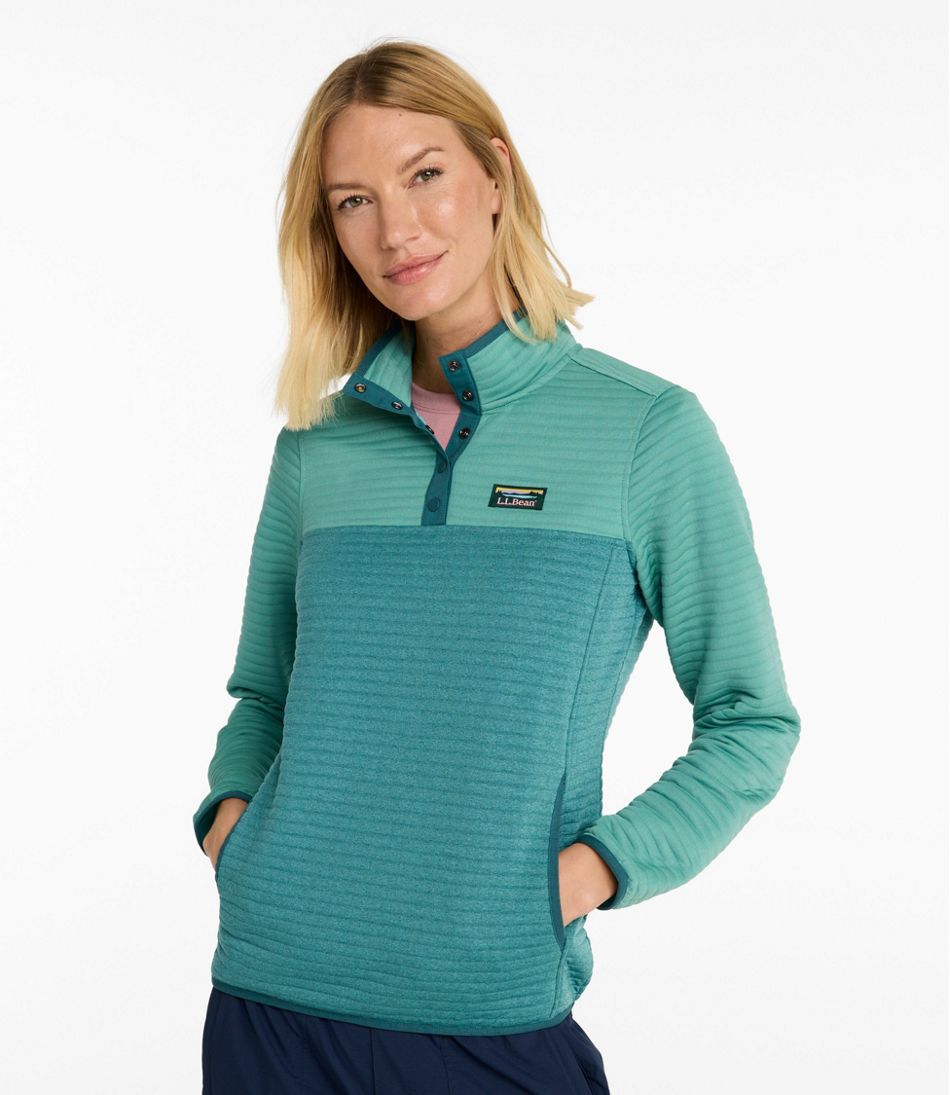 L.L.Bean | Women's Airlight Pullover, Colorblock