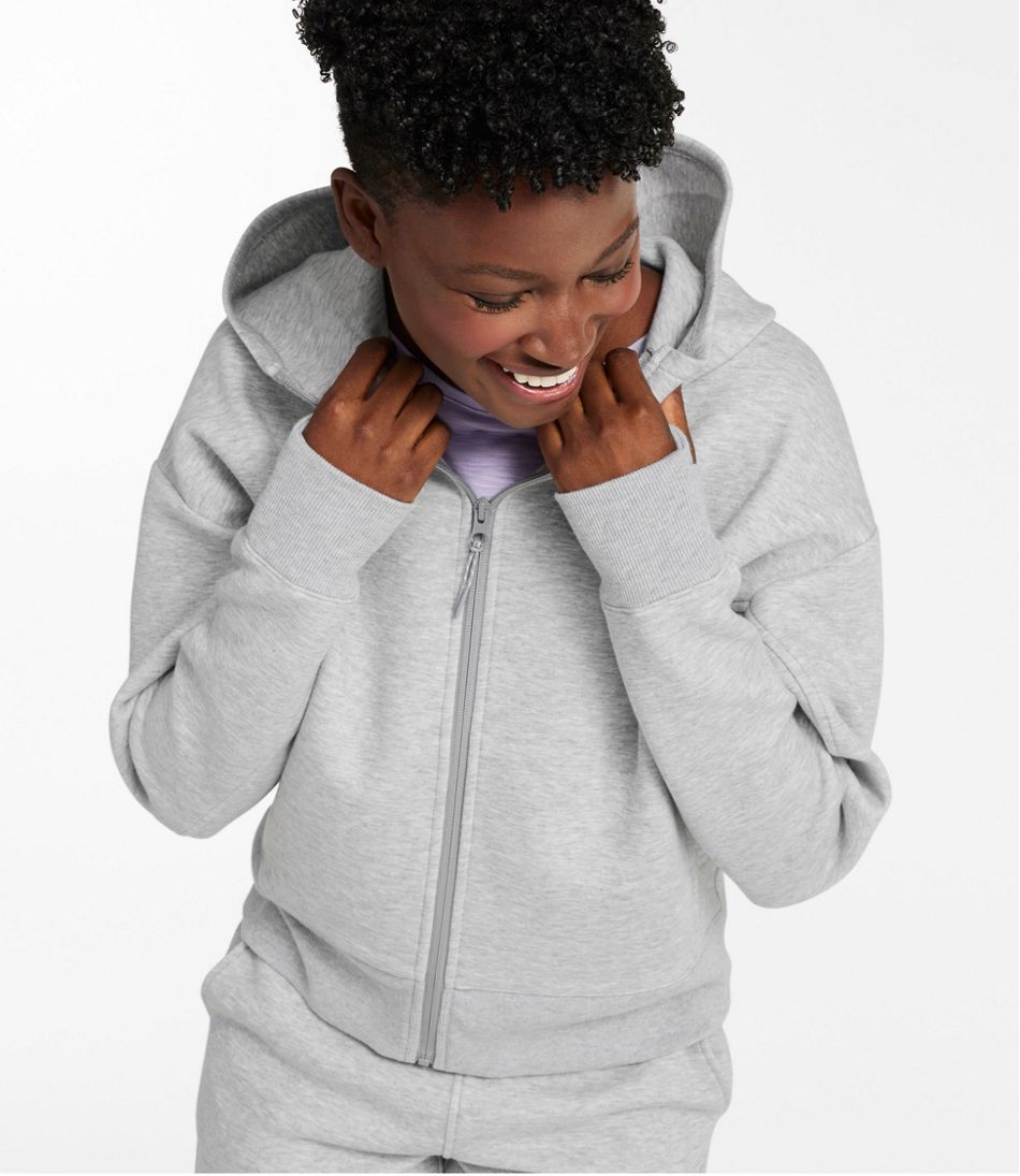 L.L.Bean | Women's Multisport Lifestyle Hoodie, Oversized Full-Zip