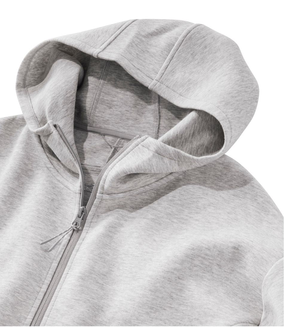 L.L.Bean | Women's Multisport Lifestyle Hoodie, Oversized Full-Zip