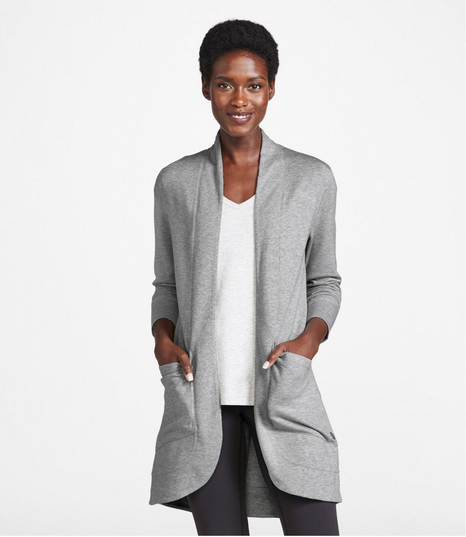 L.L.Bean | Women's SoftFlex Long Open Cardigan