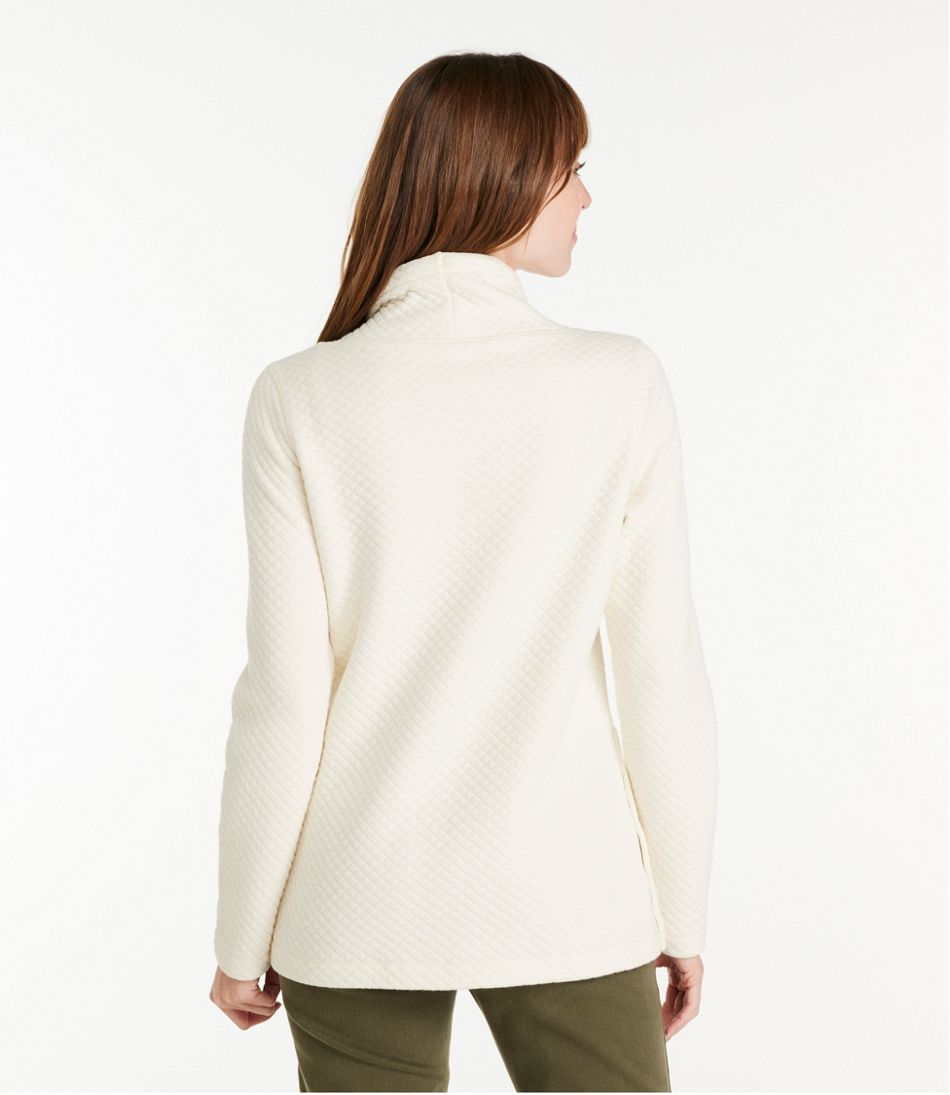 L.L.Bean | Women's SoftLight Quilted Top, Funnelneck Pullover