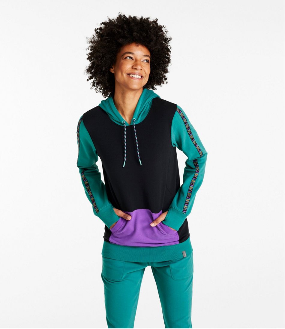 L.L.Bean | Women's Bean's Cozy Camp Hoodie, Colorblock