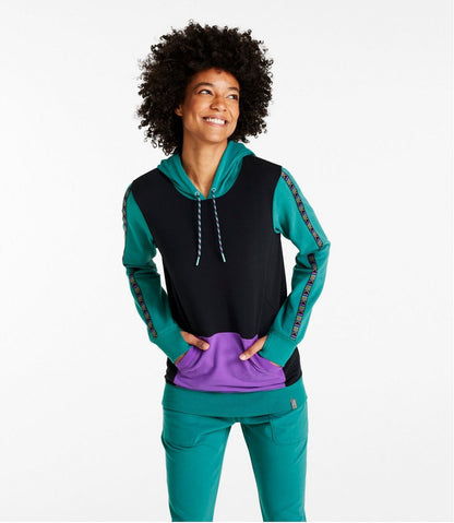 L.L.Bean | Women's Bean's Cozy Camp Hoodie, Colorblock