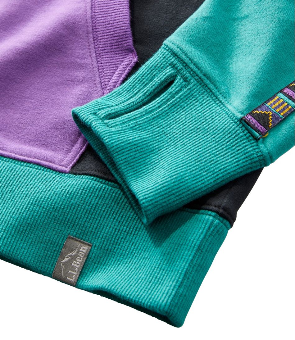 L.L.Bean | Women's Bean's Cozy Camp Hoodie, Colorblock
