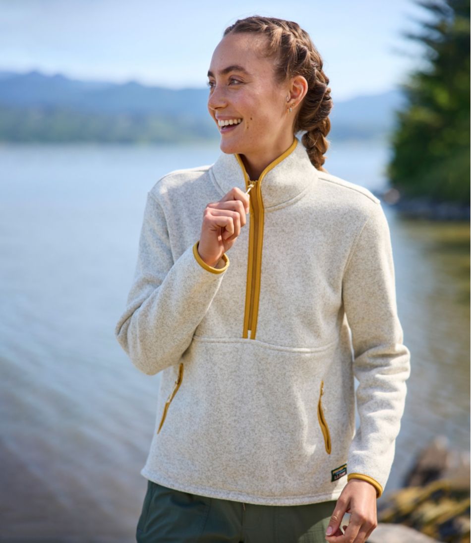 L.L.Bean | Women's L.L.Bean Sweater Fleece Half-Zip Pullover