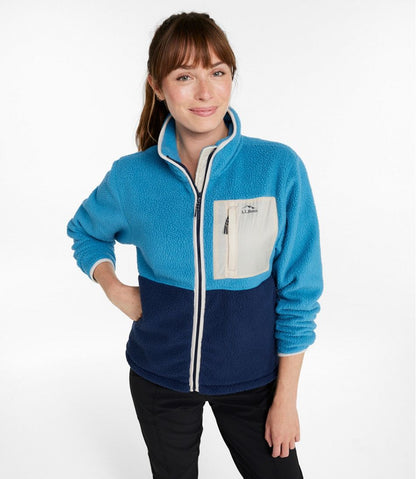 L.L.Bean | Women's Mountainside Fleece Jacket, Colorblock