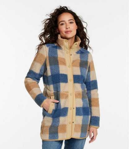L.L.Bean | Women's Bean's Sherpa Fleece Coat, Print