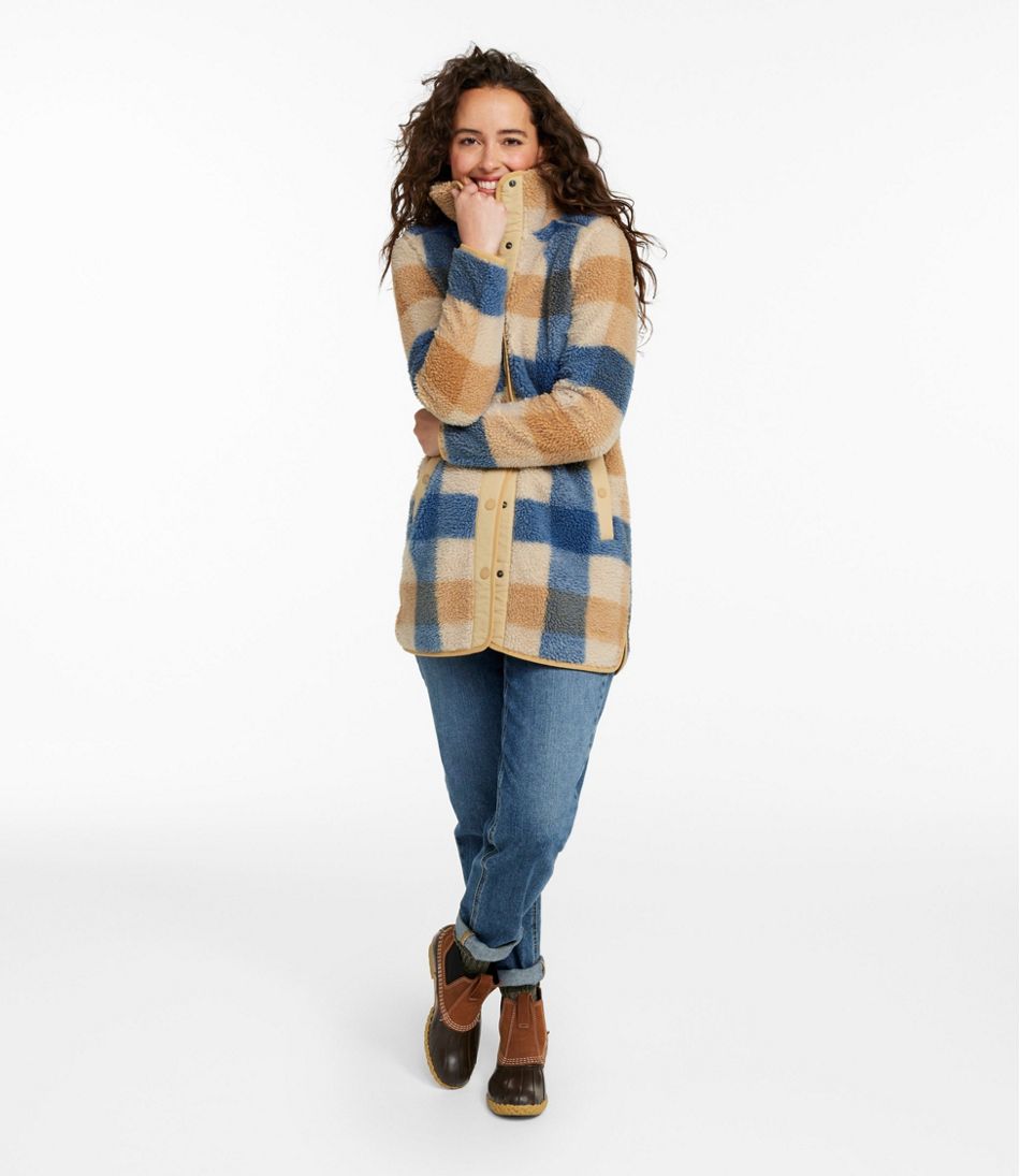 L.L.Bean | Women's Bean's Sherpa Fleece Coat, Print