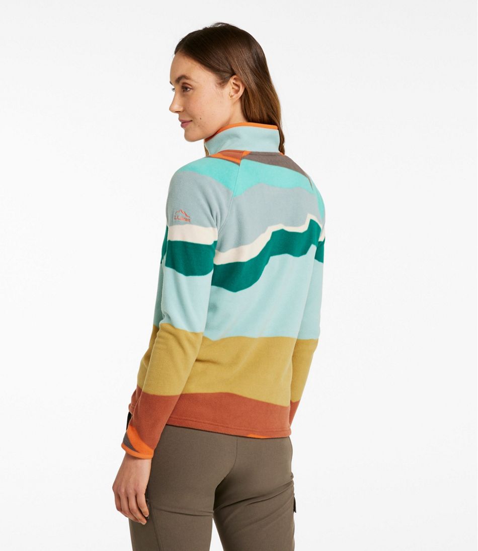L.L.Bean | Women's All Season Access Fleece Pullover, Print