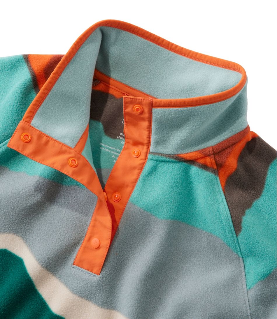 L.L.Bean | Women's All Season Access Fleece Pullover, Print