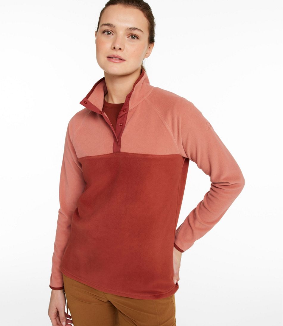 L.L.Bean | Women's All Season Access Fleece Pullover, Colorblock