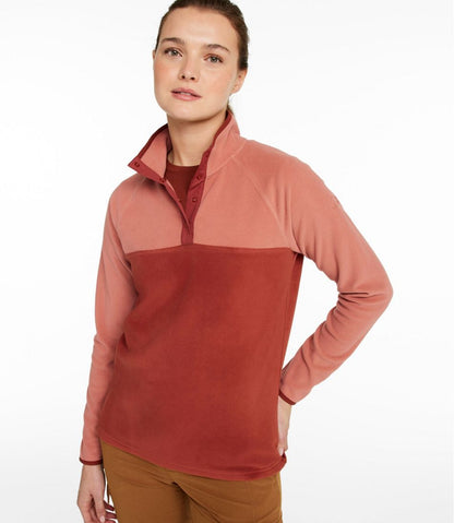 L.L.Bean | Women's All Season Access Fleece Pullover, Colorblock