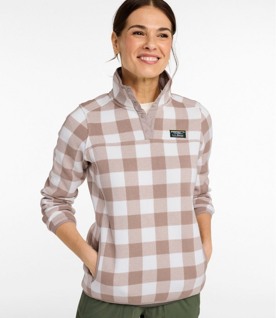 L.L.Bean | Women's L.L.Bean Sweater Fleece Pullover, Print