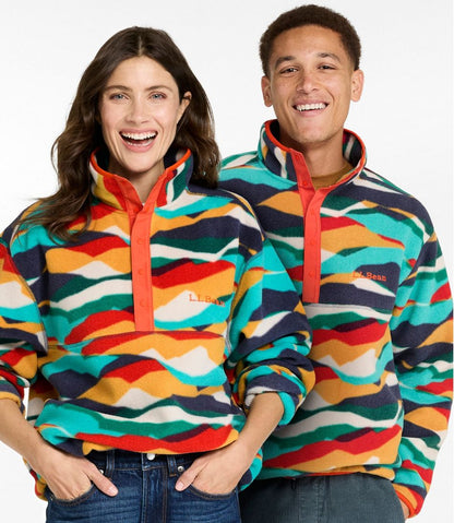 L.L.Bean | Adults' Bean's Classic Fleece Pullover, Print