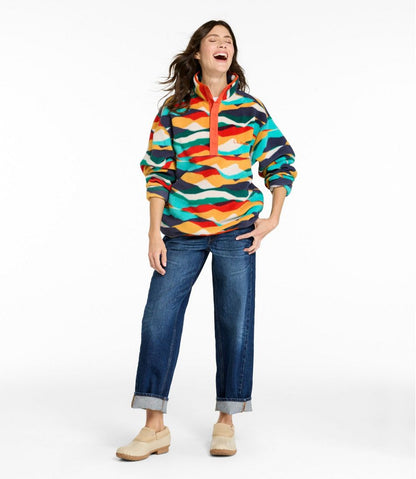 L.L.Bean | Adults' Bean's Classic Fleece Pullover, Print