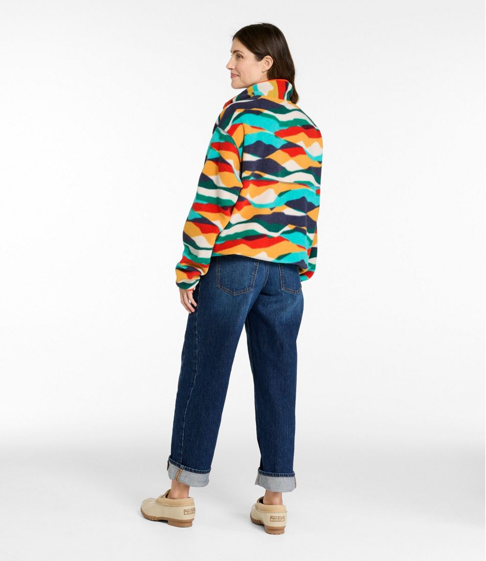 L.L.Bean | Adults' Bean's Classic Fleece Pullover, Print