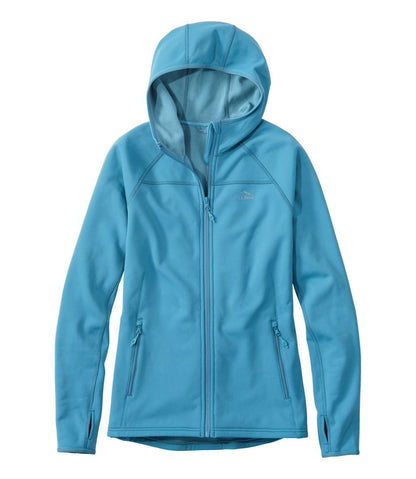L.L.Bean | Women's PrimaLoft ThermaStretch Fleece Jacket, Hooded Full-Zip