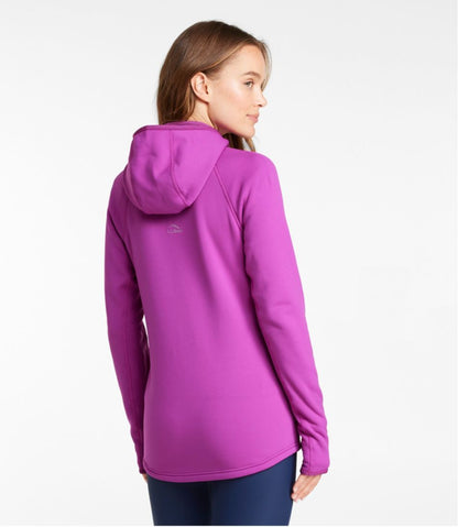 L.L.Bean | Women's PrimaLoft ThermaStretch Fleece Jacket, Hooded Full-Zip