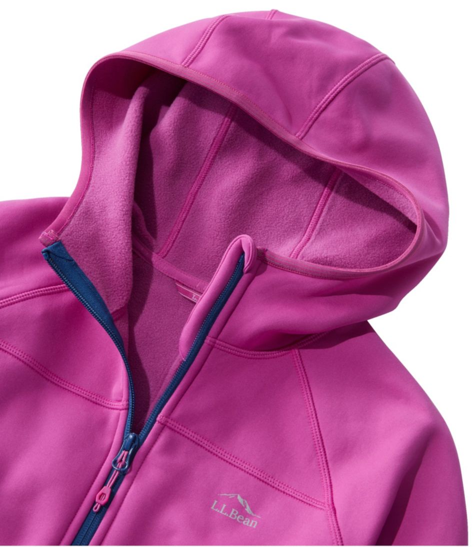 L.L.Bean | Women's PrimaLoft ThermaStretch Fleece Jacket, Hooded Full-Zip