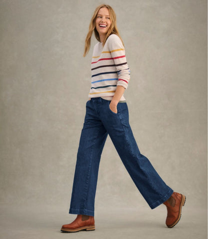 L.L.Bean | Women's True Shape Jeans, High-Rise Wide-Leg Trouser