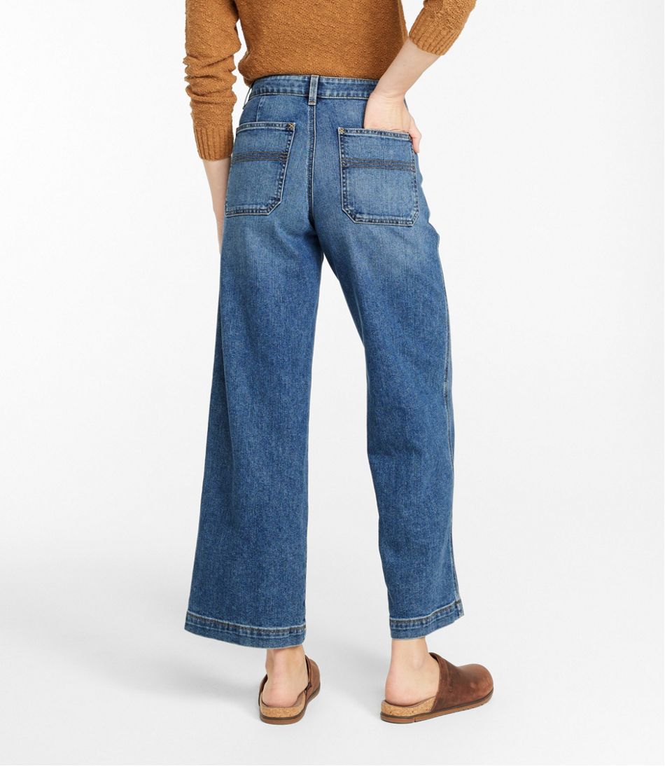 L.L.Bean | Women's 207 Vintage Jeans, High-Rise Wide-Leg