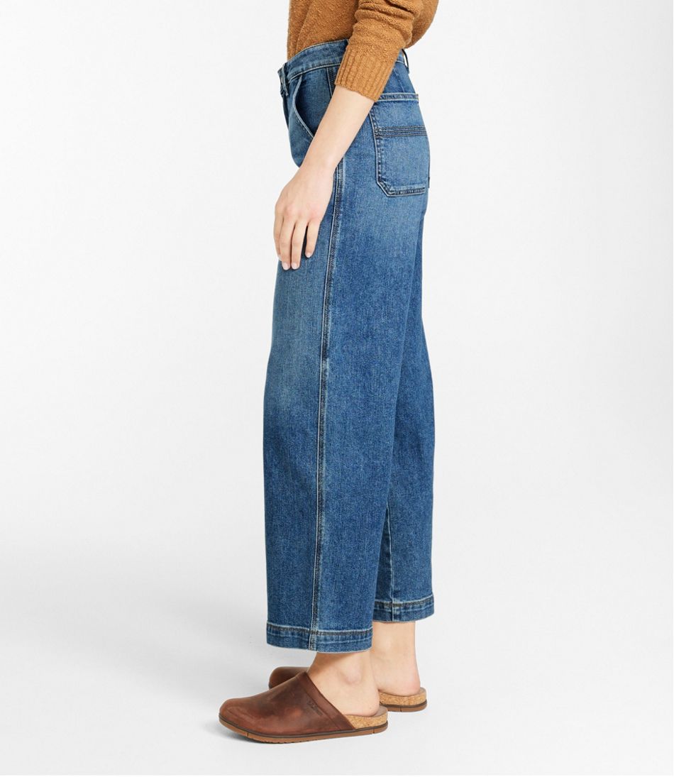 L.L.Bean | Women's 207 Vintage Jeans, High-Rise Wide-Leg
