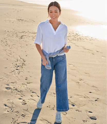 L.L.Bean | Women's 207 Vintage Jeans, High-Rise Wide-Leg