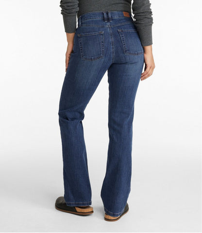 L.L.Bean | Women's BeanFlex® Jeans, Mid-Rise Bootcut
