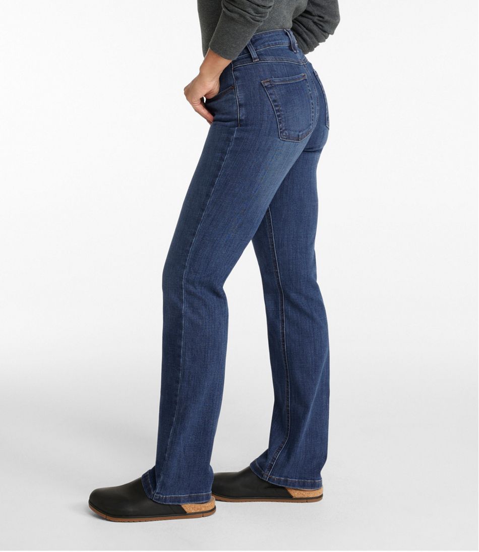 L.L.Bean | Women's BeanFlex® Jeans, Mid-Rise Bootcut