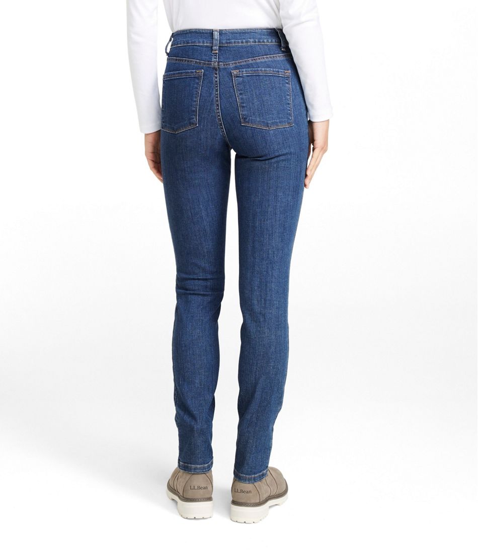 L.L.Bean | Women's True Shape Jeans, High-Rise Slim-Leg