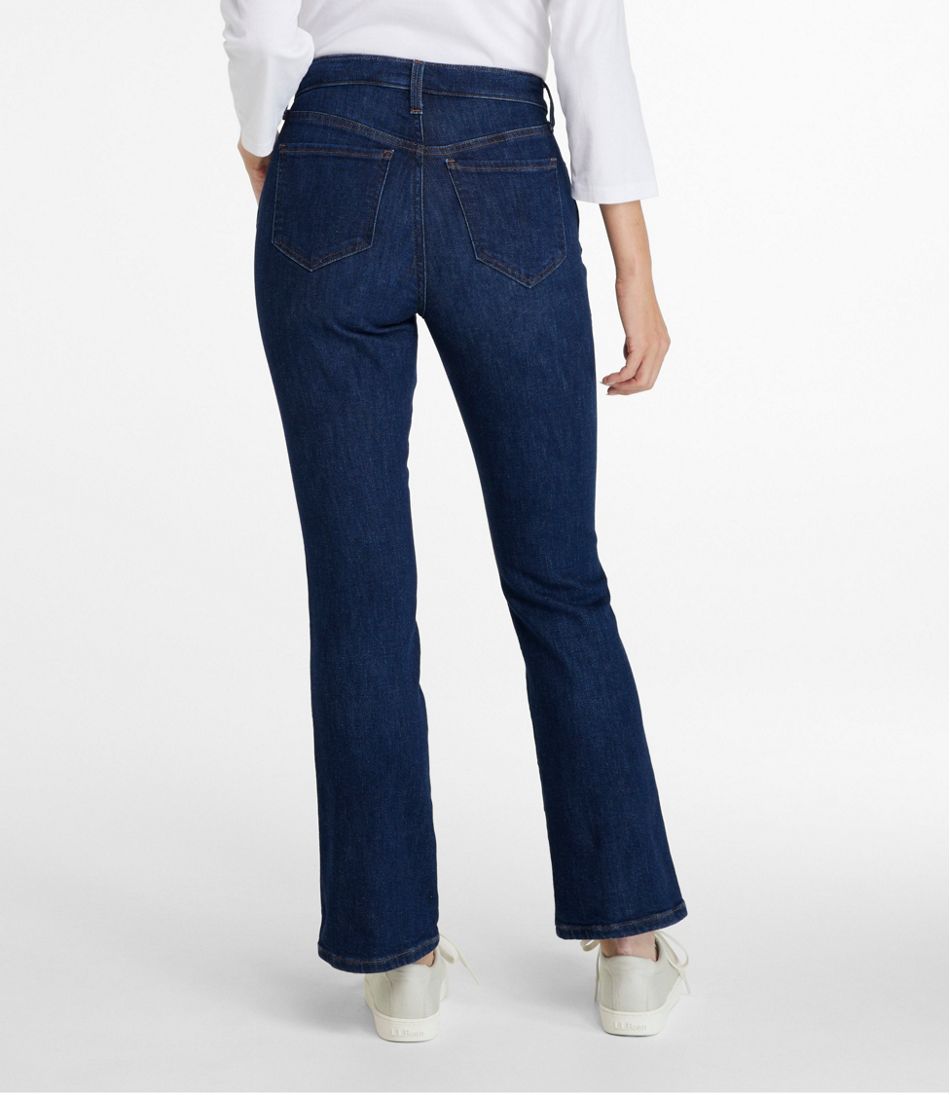 L.L.Bean | Women's L.L.Bean Everyday Stretch Jeans, High-Rise Mini Bootcut Ankle