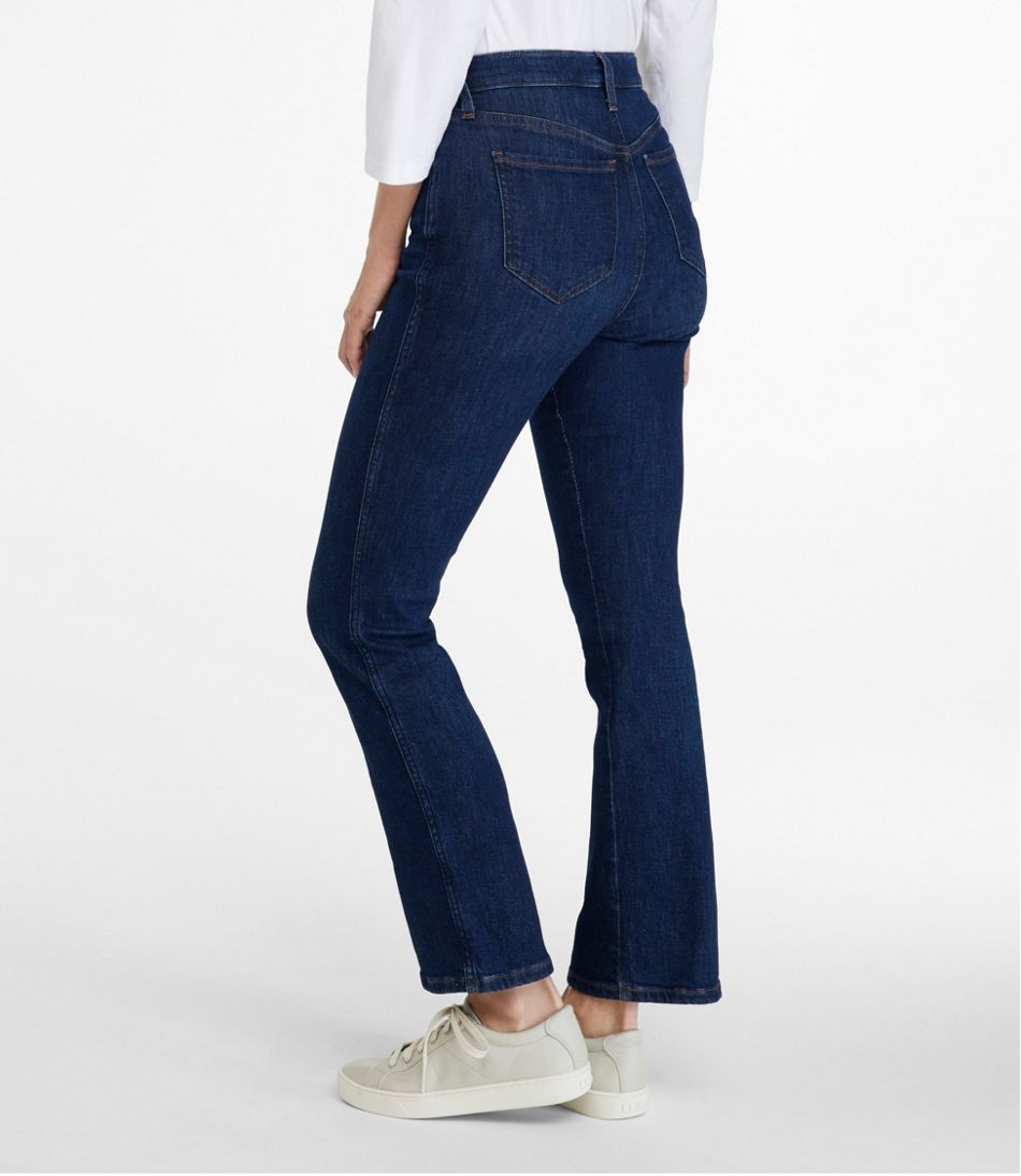 L.L.Bean | Women's L.L.Bean Everyday Stretch Jeans, High-Rise Mini Bootcut Ankle